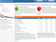 Tablet Screenshot of mijnwebsiteverkopen.nl